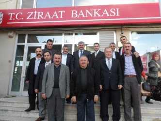 AK PARTİDEN MÜDÜRLERE ZİYARET