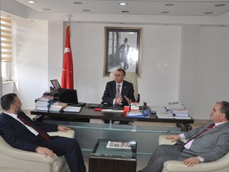 MÜFTÜ BEKTAŞ BELEDİYE BAŞKANINA ZİYARETTE BULUNDU