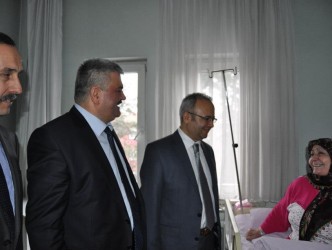 MİLLETVEKİLİ CANDAN HASTANEYİ ZİYARET ETTİ