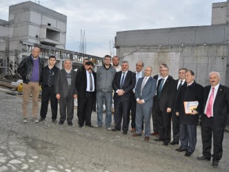 ERCAN CANDAN YURT İNŞAATINI İNCELEDİ