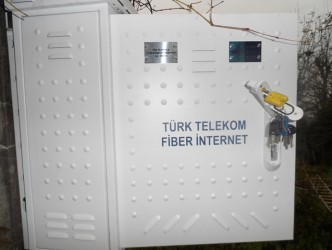 ALAPLI’DA ÇAMLIBEL KÖYÜNE FİBER OPTİK KABLO