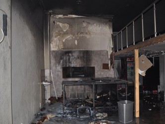 PİDE FIRININDA YANGIN ÇIKTI