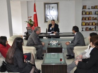 KASIMLI OKULUNDAN BELEDİYE BAŞKANINA ZİYARET