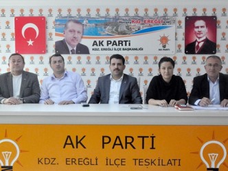 AK PARTİLİ MECLİS ÜYELERİ AÇIKLAMA YAPTI