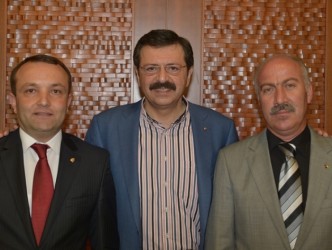 ALAPLI TSO  TOBB BAŞKANINI ZİYARET ETTİ