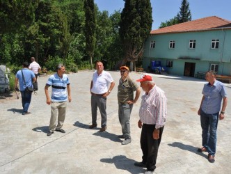 CUMA CAMİSİ BAHÇESİNDE DÜZENLEME