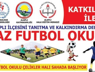 YAZ FUTBOL OKULU AÇILIYOR