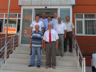 CHP İLÇE TEŞKİLATI EMNİYET MÜDÜRÜNÜ ZİYARET ETTİ