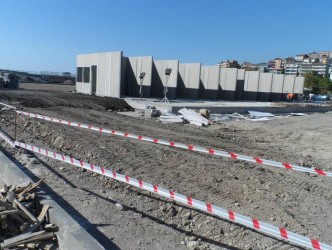 OTOBÜS TERMİNALİ MONTAJINA BAŞLANDI