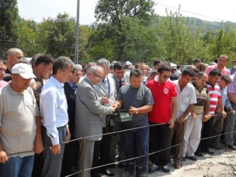 ÇATAK KÖYÜNDE 16 DERSLİKLİ OKULUN TEMELİ ATILDI