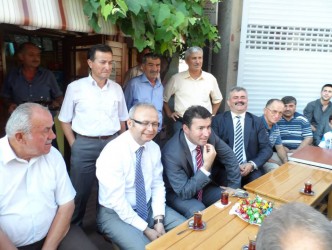 AK PARTİ MİLLETVEKİLLERİ ALAPLI’DA BAYRAMLAŞTI