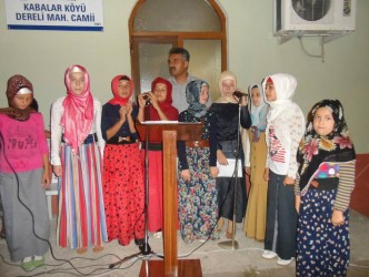 DERELİ YAZ KURAN KURSU KAPANIŞ PROGRAMI DÜZENLEDİ