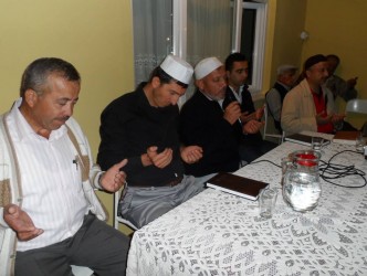 KIRAN KÖYÜ MUHTARI HAC MEVLİDİ YAPTI