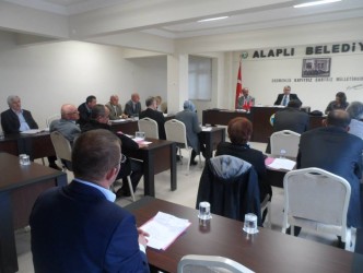 ALAPLI BELEDİYE MECLİSİ TOPLANDI