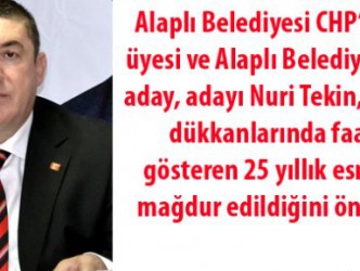 ESNAFLARIMIZ MAĞDUR
