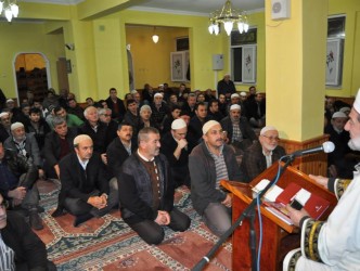 EMRULLAH HATİPOĞLU SANAYİ CAMİSİNDE SABAH SOHBETİNE KATILDI