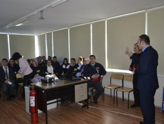HASTANE ÇALIŞANLARINA YANGIN VE DEPREM EĞİTİMİ