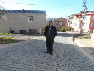OKÇULAR KÖYÜNDE ÜÇBİN METREKARE PARKE DÖŞENDİ