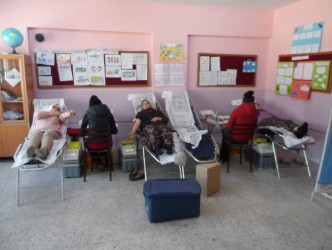 ÇATAK İLKÖĞRETİMDE KAN BAĞIŞI DÜZENLENDİ