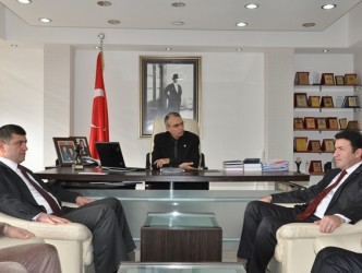 ÖZCAN ULUPINAR, ALAPLI BELEDİYESİNİ ZİYARET ETTİ