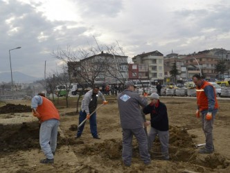 BELEDİYE AĞAÇLANDIRMA ÇALIŞMASI