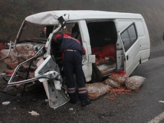 NEDİM GÖKTAŞ KAZA YAPTI