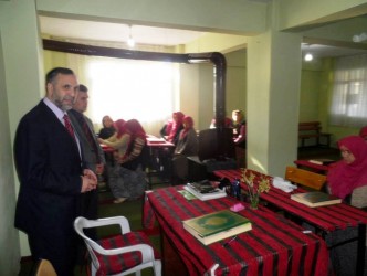 ALAPLI MÜTÜSÜ KURAN KURSLARINI ZİYARET EDİYOR