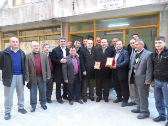 DİN GÖREVLİLERİNDEN ŞEN’E PLAKET