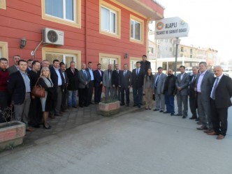 NEVZAT ÇİMENOĞLU ALAPLI TSO’YU ZİYARET ETTİ