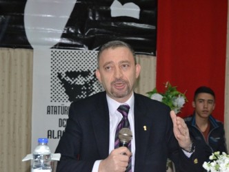 ÜMİT KOCASAKAL ALAPLI’DA KONUŞTU