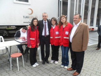 KAN BAĞIŞI TIRI ALAPLI’DA İLGİ GÖRDÜ