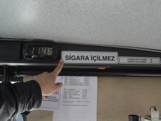 HALK OTOBÜSLERİNE TABELA CEZASI