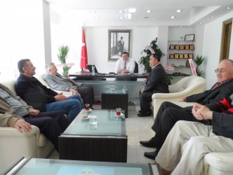 BAŞKANA ZİYARETLER SÜRÜYOR