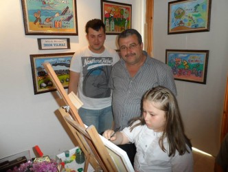 KÜÇÜK RESSAM 2.SERGİSİNİ AÇTI