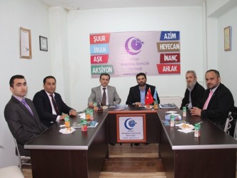 ANADOLU GENÇLİK DERNEĞİNİ ZİYARET ETTİLER
