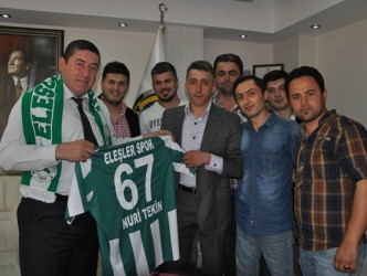 ELEŞLER SPOR YÖNETİMİ BELEDİYE BAŞKANINI ZİYARET ETTİ