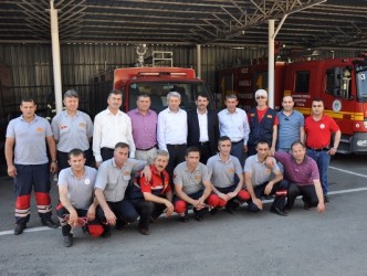 EREĞLİ İTFAİYESİNE TEŞEKKÜR ZİYARETİ
