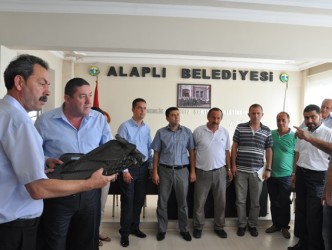 BELEDİYEDE BAYRAMLAŞMA