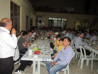 ERÇAL FINDIK İFTAR YEMEĞİ VERDİ
