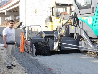 GÜLÜÇ KEPEZ YOLUNDA ASFLATA BAŞLANDI