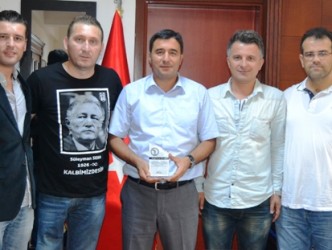 BEŞİKTAŞLILAR KAYMAKAM MALĞAÇ’A TEŞEKKÜR ETTİ