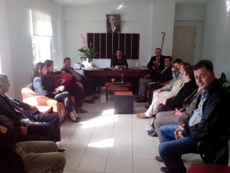 AK PARTİ YÖNETİMİ HASTANEYİ ZİYARET ETTİ