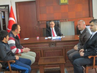 AKTİF SPOR YÖNETİMİ KAYMAKAMI ZİYARET ETTİ