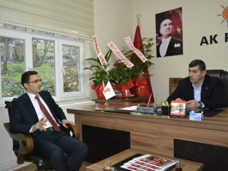 SGK  İLÇE MÜDÜRÜ YAVUZ’U ZİYARET ETTİ