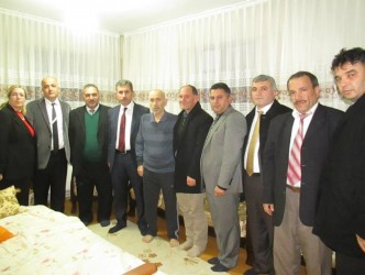 HÜSEYİN TAŞIRAN’I ZİYARET ETTİLER