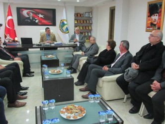 CANDAN, BELEDİYEYİ  ZİYARET ETTİ