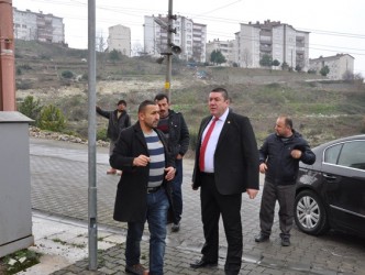 AFET KONUTLARINDA İNCELEME YAPTI
