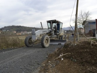 BELEDİYE ERTUĞRUL GAZİ CADDESİNDE ÇALIŞIYOR