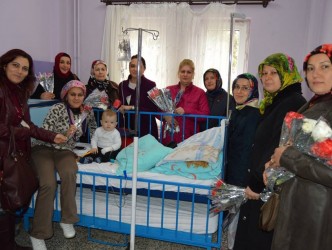 HASTA KADINLARI ZİYARET ETTİLER