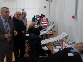 ALAPLI MYO KAN BAĞIŞINDA BULUNDU